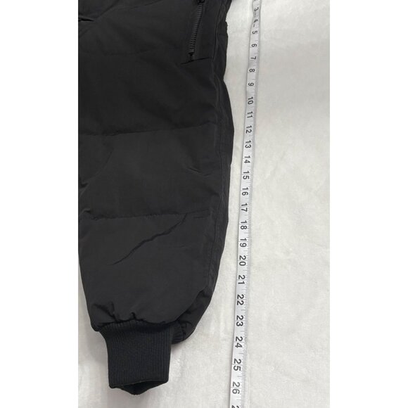 Long Black Puffer Coat With Faux Fur Hood & Zipper Closure By You.u Size XL - Picture 12 of 16